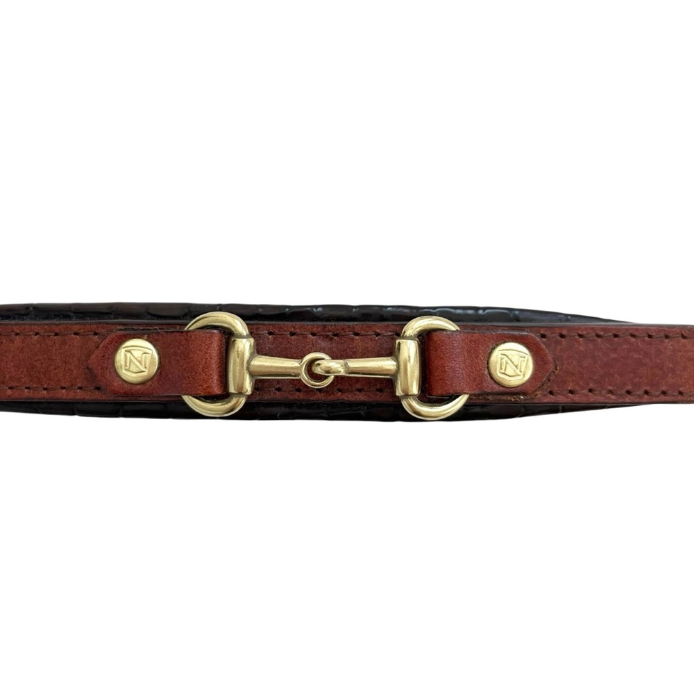 Noble Outfitters Snaffle Bit Bracelet Leather Equestrian Horse - Picture 3 of 10